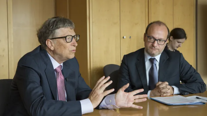 Meeting Bill Gates and Rémy Rioux