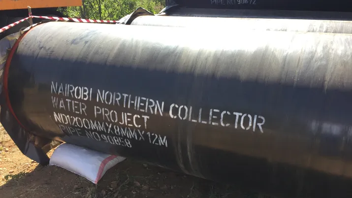 Extension du système d’eau potable de Nairobi (Nothern Collector)