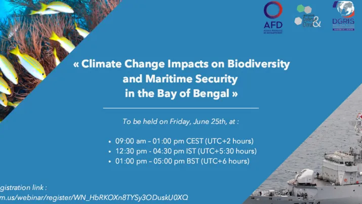 Les impacts du changement climatique sur la biodiversité et la sécurité maritime dans le golfe du Bengale 