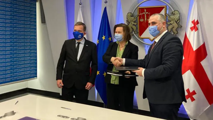 AFD and Ministry of Finance of Georgia sign the Policy-Based Loan co-financing Water Supply and Sanitation Reform of Georgia