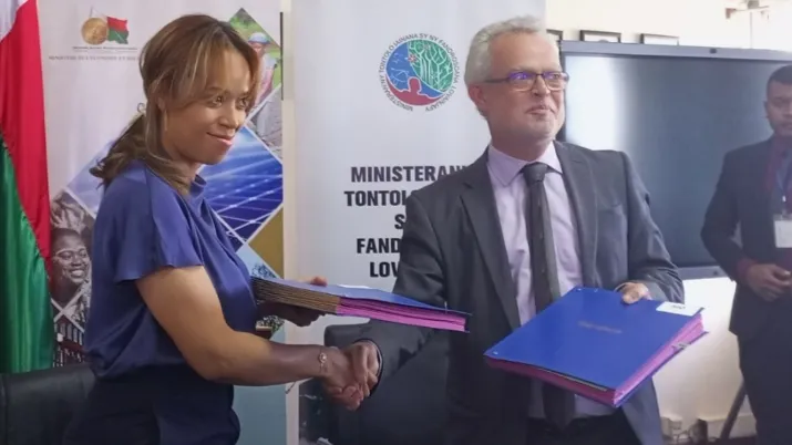Signature du projet BATAN au Madagascar