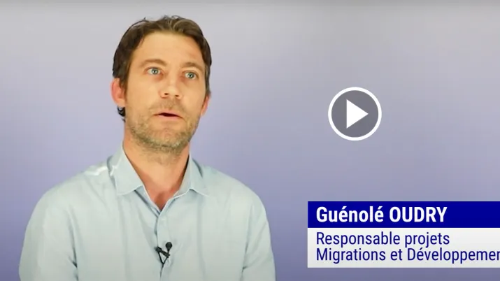 L'expert migrations-climat de l'AFD Guénolé Oudry