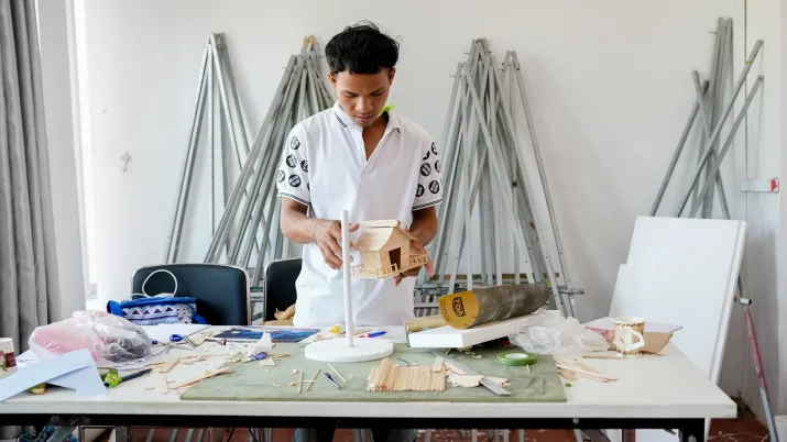 Art school in Battambang