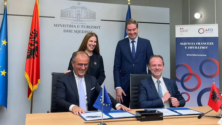 Signature d'un nouveau projet AFD-UE en Albanie pour soutenir l'économie circulaire dans les municipalités