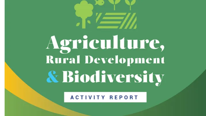 2022 Activity Report Agriculture, Rural Development and Biodiversity