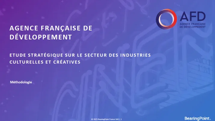 etude stratégique ICC AFD méthodologie