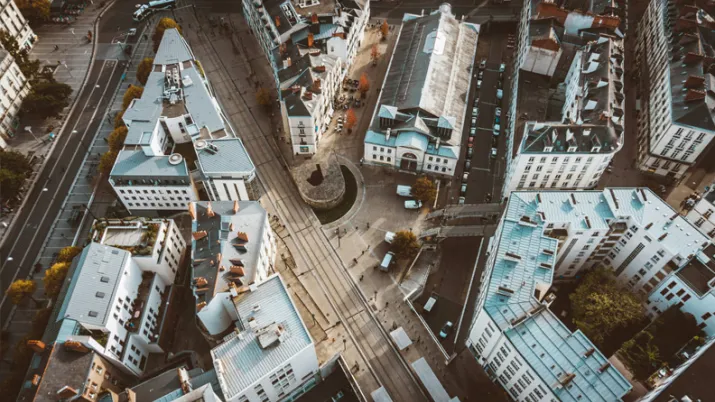 Vue de la ville de Nantes