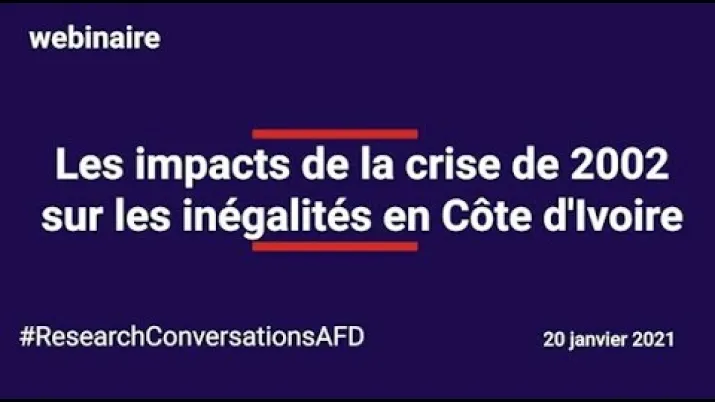 Les impacts de la crise de 2002 sur les inégalités en Côte d'Ivoire