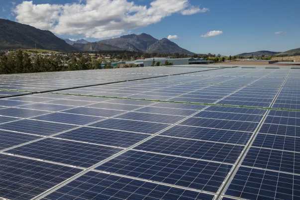 Panneaux solaires, Afrique du Sud