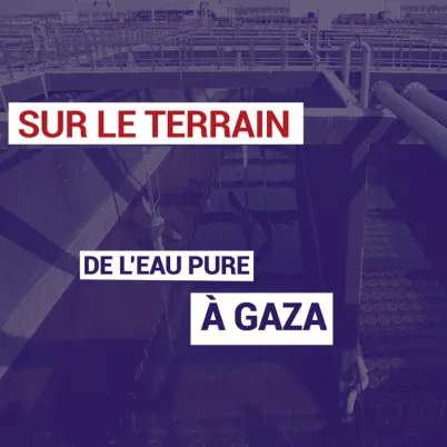 De l'eau pure à Gaza