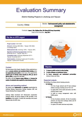 Evaluation Summary - District Heating Projects in Jinzhong and Taiyuan