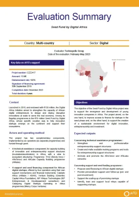 Evaluation of the Seed Fund by Digital Africa, Multipays afd