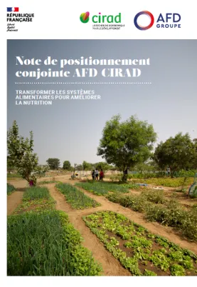 note de positionnement conjointe afd cirad systèmes alimentaires
