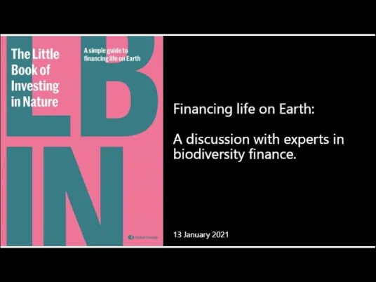 How to finance life on Earth