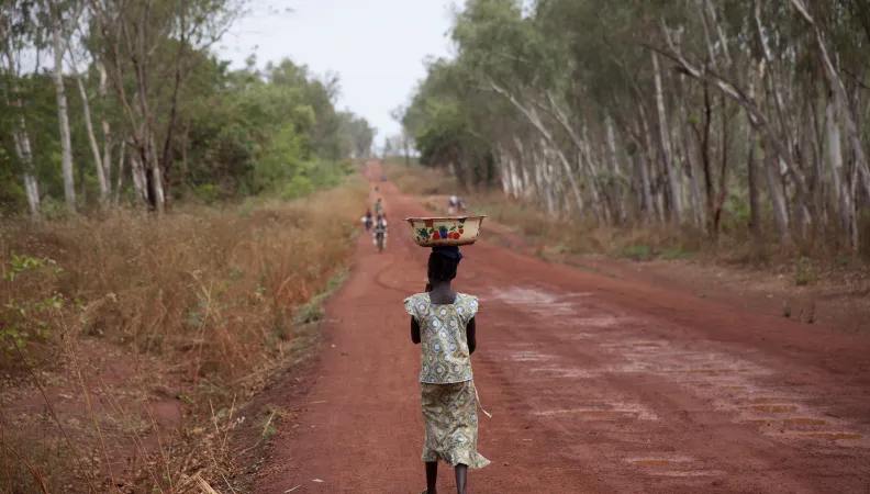 Rue de Bambari, République centrafricaine
