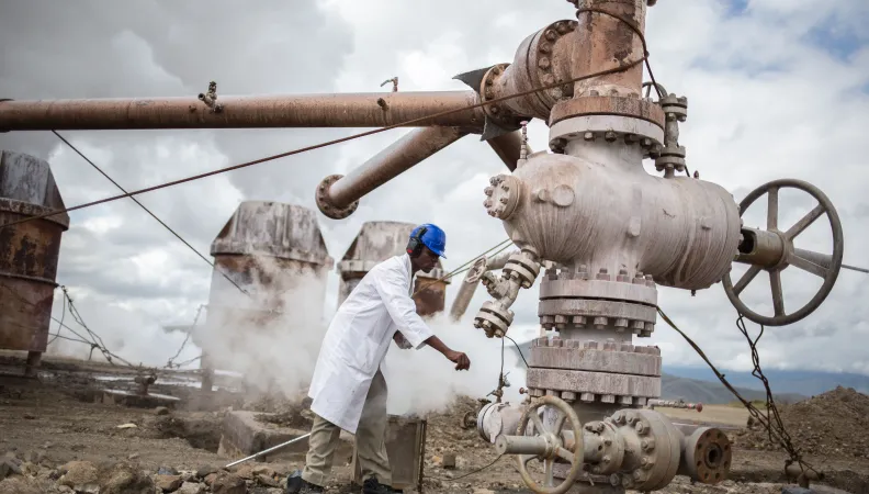 Centrale électrique géothermique d'Olkaria I et IV