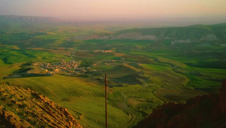 Overlooking the Nineveh Plains in Iraq