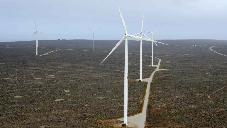 Parc éolien d'Eskom, en Afrique du Sud