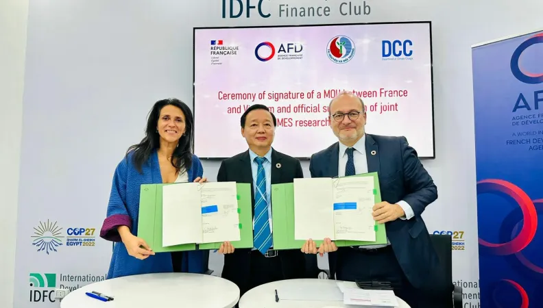  AFD and the Ministry of Environment and Natural Resources of Vietnam sign a new ambitious MoU