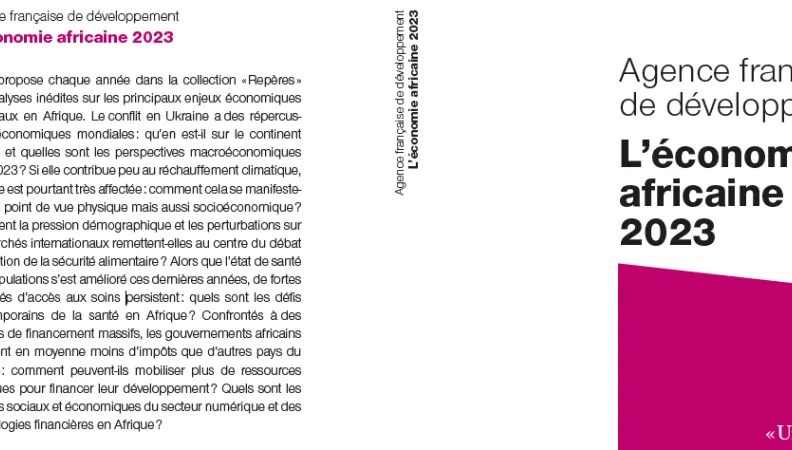 Publication de L’Économie africaine 2023 par l’Agence française de développement, aux éditions La Découverte, collection « Repères ».