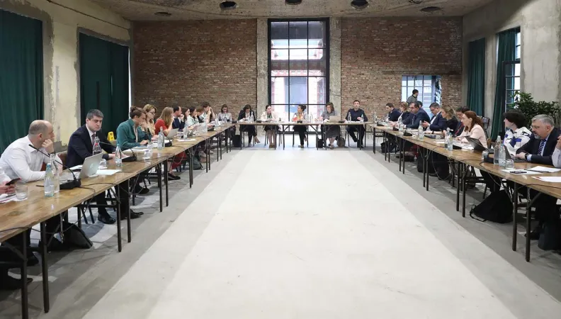 Séance de travail entre l'AFD et le gouvernement géorgien 