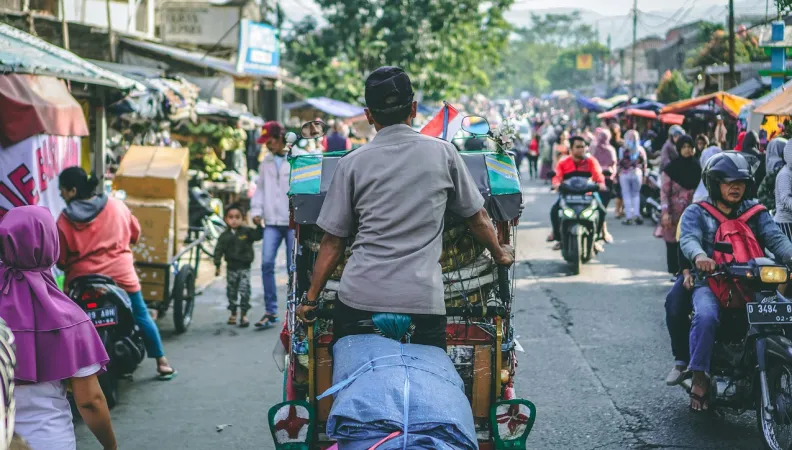 Street in Indonesia.