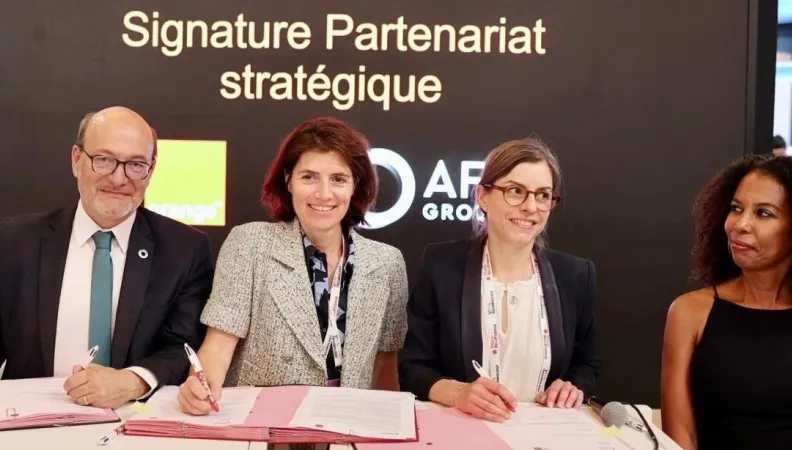  Signature d'un partenariat stratégique pour l'innovation entre le groupe AFD et Orange