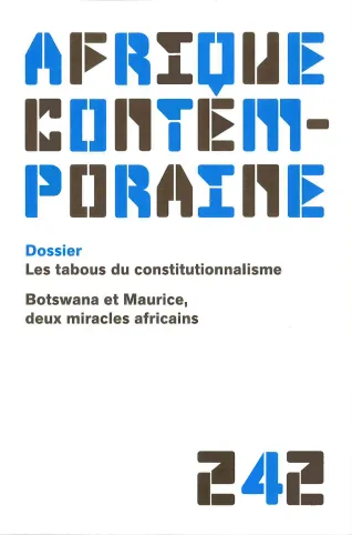 Les tabous du constitutionnalisme en Afrique « francophone »