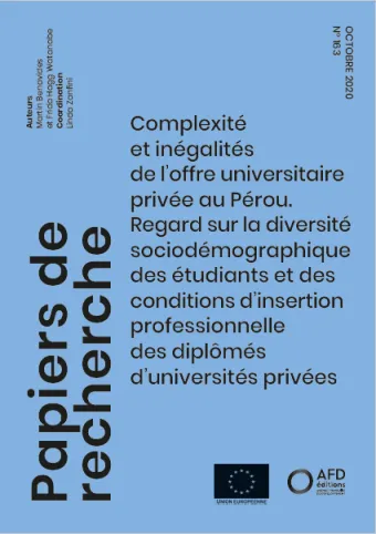 Etude sur les complexité et inégalités de l'offre universitaire privée au Pérou