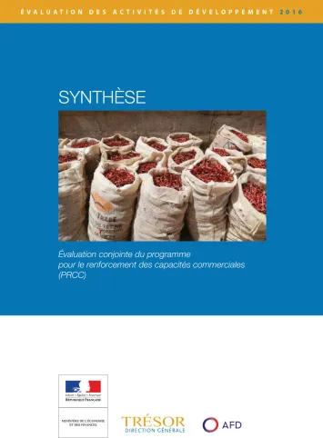 Évaluation 2016 du Programme pour le renforcement des capacités commerciales (PRCC)