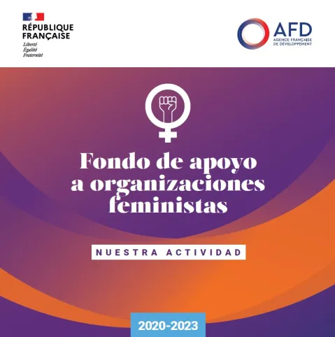 Infografía - Nuestra actividad a favor del Fondo de apoyo a organizaciones feministas 2020-2023