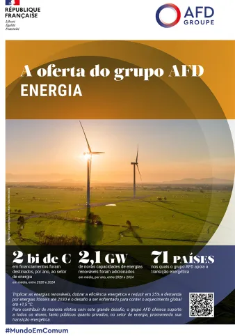 Couverture plaquette Offre groupe AFD - energie Portugais Brésil