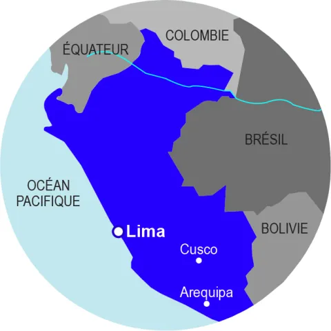 Carte Pérou