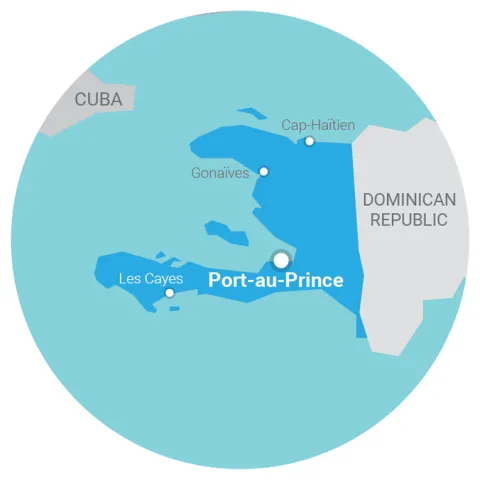 map Haiti