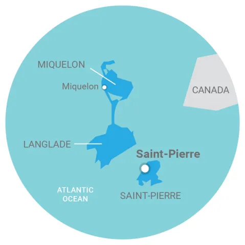map Saint-Pierre and Miquelon