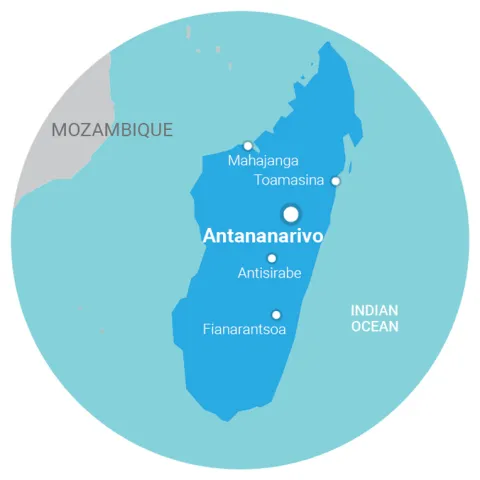 map Madagascar