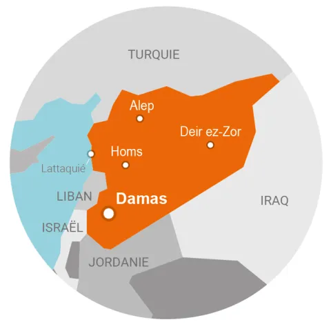 carte Syrie
