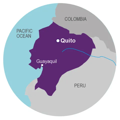 map Ecuador