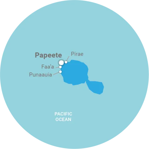 Map French Polynesia