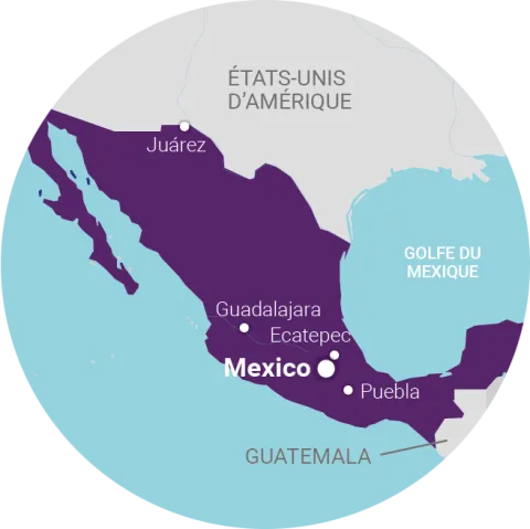 Carte Mexique