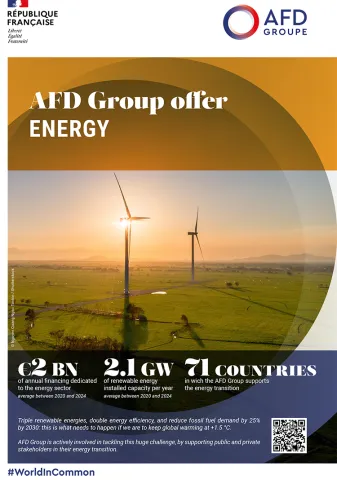 Couverture plaquette Offre groupe AFD - energie