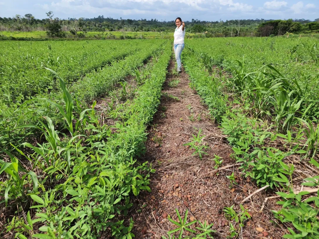 Ravena Figueiredo, agronomist at TerrAmaz in Paragominas in the north of Brazil